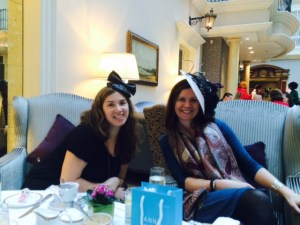 Posing in our "fascinators"